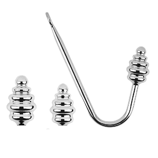 GreatBenefit Screw-in Set Anal Ribbed 8826 Hook 0601